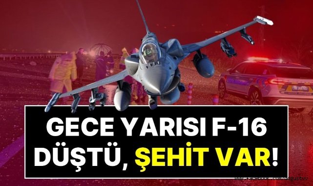 Balıkesir'de F-16 düştü: Acı haber geldi