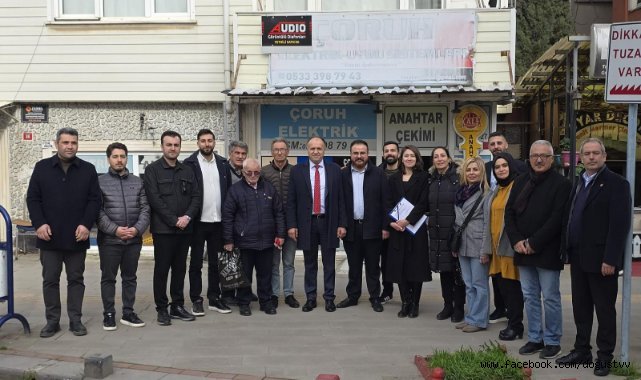 CHP Pendik İlçe Başkanlığı’ndan Kurtköy’de Esnaf Ziyareti