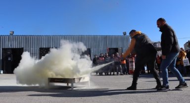 Maltepe Belediyesi’nden personeline yangın farkındalık eğitimi