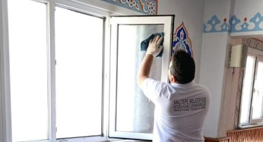 Maltepe Belediyesi’nden ramazan öncesi camilerde yoğun mesai