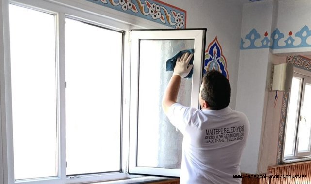 Maltepe Belediyesi’nden ramazan öncesi camilerde yoğun mesai