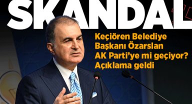 Son dakika... AK Parti Sözcüsü Ömer Çelik: Mesut Özarslan'ın partimize geçmesini değerlendirmedik