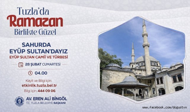 Tuzla Belediyesi’nden ramazana özel sahur gezisi