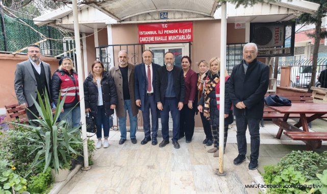 Cumhuriyet Halk Partisi Pendik İlçe Başkanı Niyazi Güneri’den Muhtarlara Ziyaret