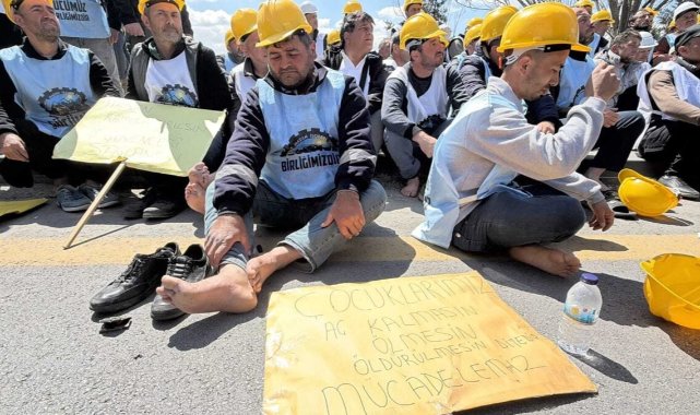 Açlık grevindeki maden işçileri haklarını alacak: Eylem sonlandırıldı