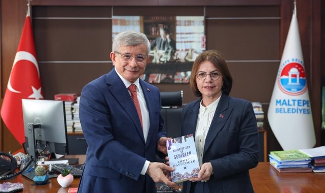 Davutoğlu’ndan Başkan Esin Köymen’e ziyaret