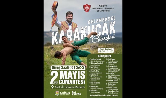 Geleneksel Tarsus Karakucak Güreşleri Başlıyor