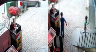 Bunlar nasıl çocuk! Önce kediyi bıçakladılar sonra esnafı tehdit ettiler