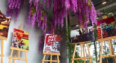 Maltepe’de 1 Mayıs afişleri sergisi