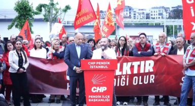 Pendik’te “Halkın İradesi” İçin Omuz Omuza Yürüyüş