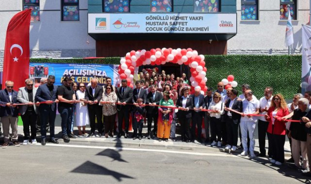 GÖNÜLLÜ HİZMET VAKFI MUSTAFA SAFFET ÇOCUK GÜNDÜZ BAKIMEVİ AÇILDI