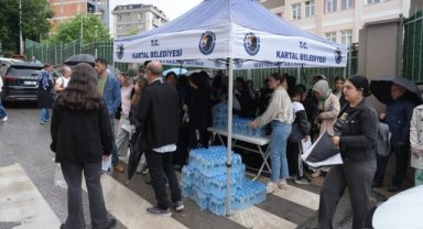 KARTAL BELEDİYESİ’NDEN LGS ÖĞRENCİLERİNE SINAV GÜNÜ DESTEĞİ