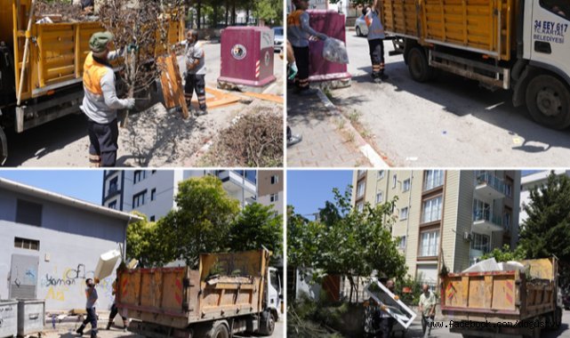 KARTAL’DA HACİMLİ ATIK YIĞINLARINA SON