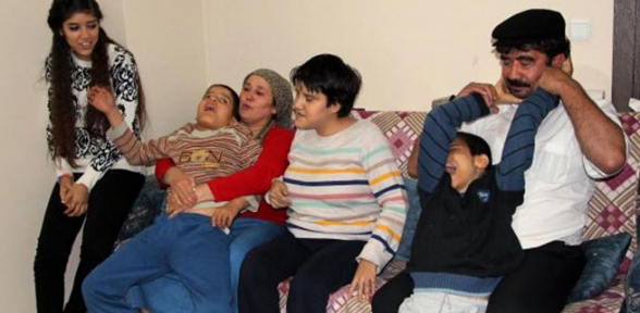 3 ü engelli 4 çocukla yaşam savaşı