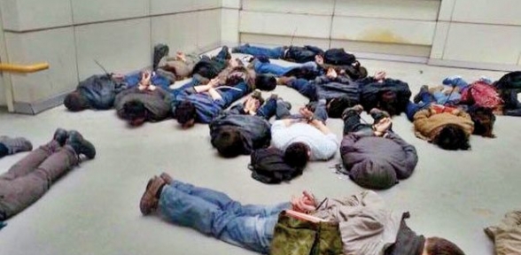 'Polis kafamıza silah dayadı'