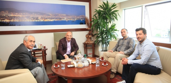 Çaykaralılardan Başkan Altınok Öz'e ziyaret