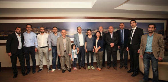 Milletvekili adayı ve sanatçı Hilmi Yarayıcı'dan Başkan Altınok Öz'e ziyaret