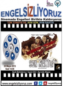 Engelliler sinemayı 'engelsiz' takip edecek