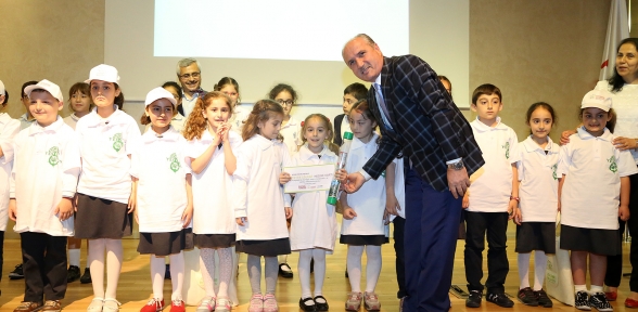 Çevreci okullar ödüllendirildi