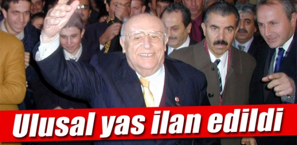 ULUSAL YAS İLAN EDİLDİ