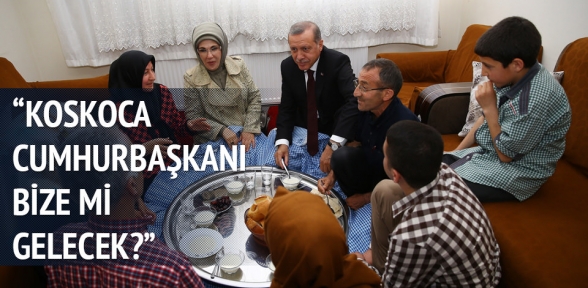 Cumhurbaşkanı Erdoğan ,Çelik ailesine konuk oldu