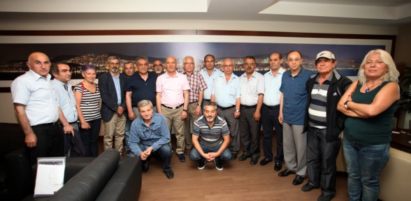 DİSK / EMEKLİ-SEN'DEN BAŞKAN ALTINOK ÖZ'E ZİYARET