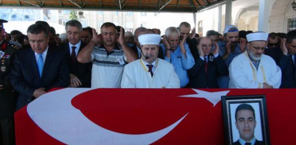 Şehit polis Bünyamin Torğut'a veda