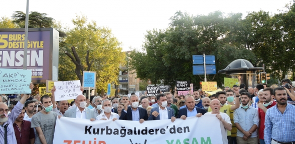 KADIKÖYLÜLER KURBAĞALIDERE İÇİN YÜRÜDÜ
