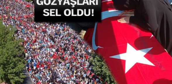 SİİRT ŞEHİDİ MEMLEKETİNDE BÖYLE UĞURLANDI