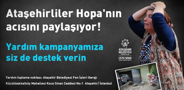 Ataşehir’den Hopa’ya yardım kampanyası