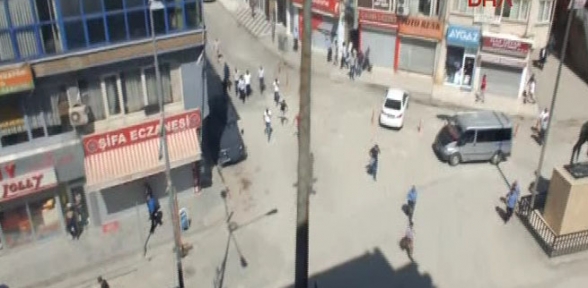 Hakkari'de panik anları!