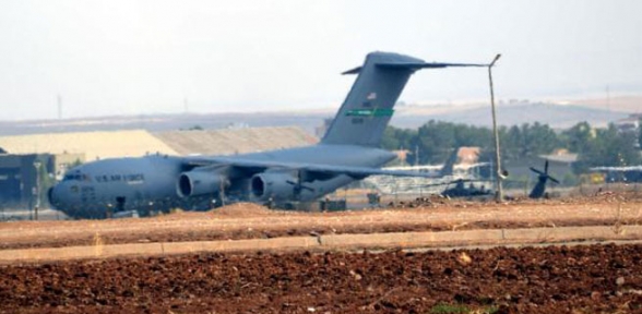 ABD uçakları Diyarbakır da