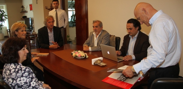 ADALILARDAN BAŞKAN ALTINOK ÖZ E ZİYARET