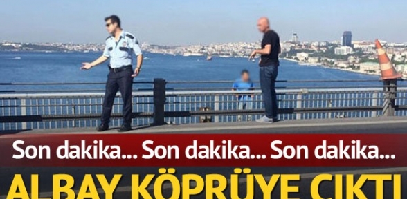 Albay Boğaziçi Köprüsünden atlamak istedi