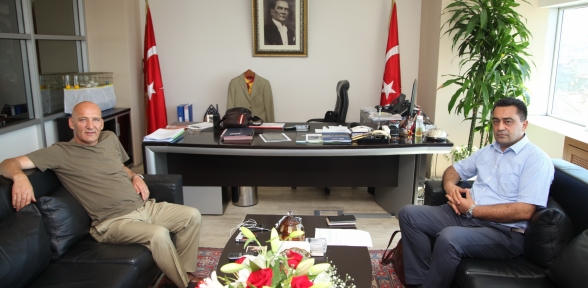 Alevi Bektaşi Federasyonu Genel Başkanı Baki Düzgünden Başkan Öze ziyaret