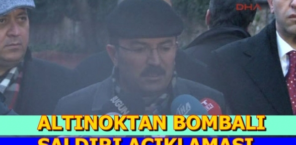 Altınoktan bombalı saldırı ile ilgili açıklama