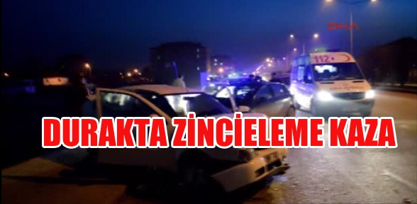 Ankara Çubuk Durakta Zincirleme Kaza 1 Yaralı