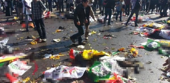 Ankara da patlama. Çok sayıda ölü ve yaralı var