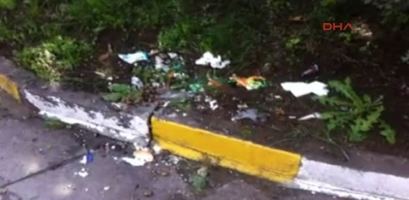 Ankara Tren Garı önünde şüpheli paket paniği