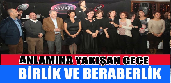 anlamlı birlik ve beraberlik gecesi