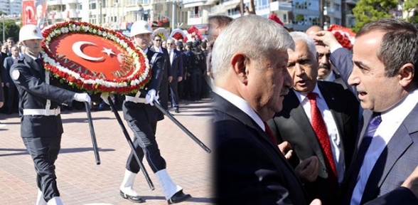 Antalya da yine çelenk krizi