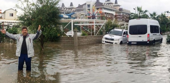 Antalya yağmura teslim