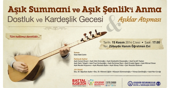 Aşıklar Ataşehirde Atışacak