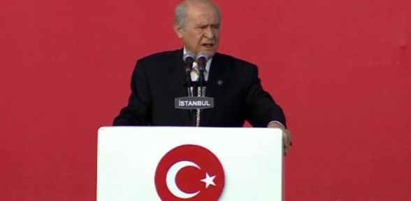 Bahçeli Ne kadar kanı bozuk olan çevre varsa FETÖ nün sırtını sıvazladı