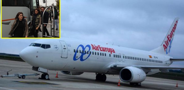 Başbakan yardımcısını taşıyan uçak zorunlu iniş yaptı