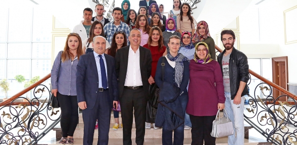 Başkan İlgezdiye teşekkür ziyareti