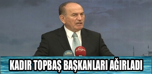 Başkan Topbaş ilçe belediye başkanlarıyla bir araya geldi