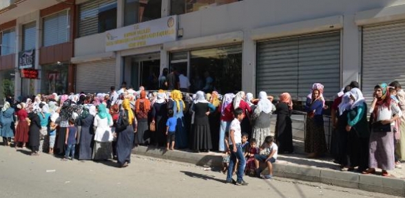 Batman da dar gelirlilere 500 lira bayram yardımı