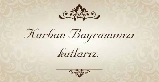 Bayram mesajı