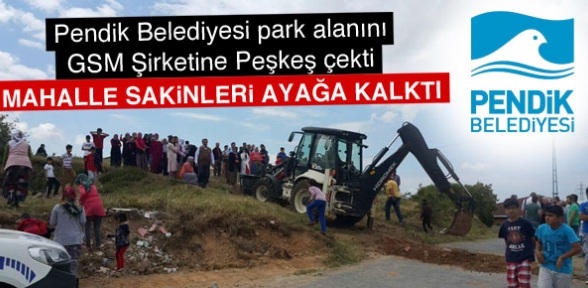 Baz istasyonu mahalle sakinlerini ayağa kaldırdı